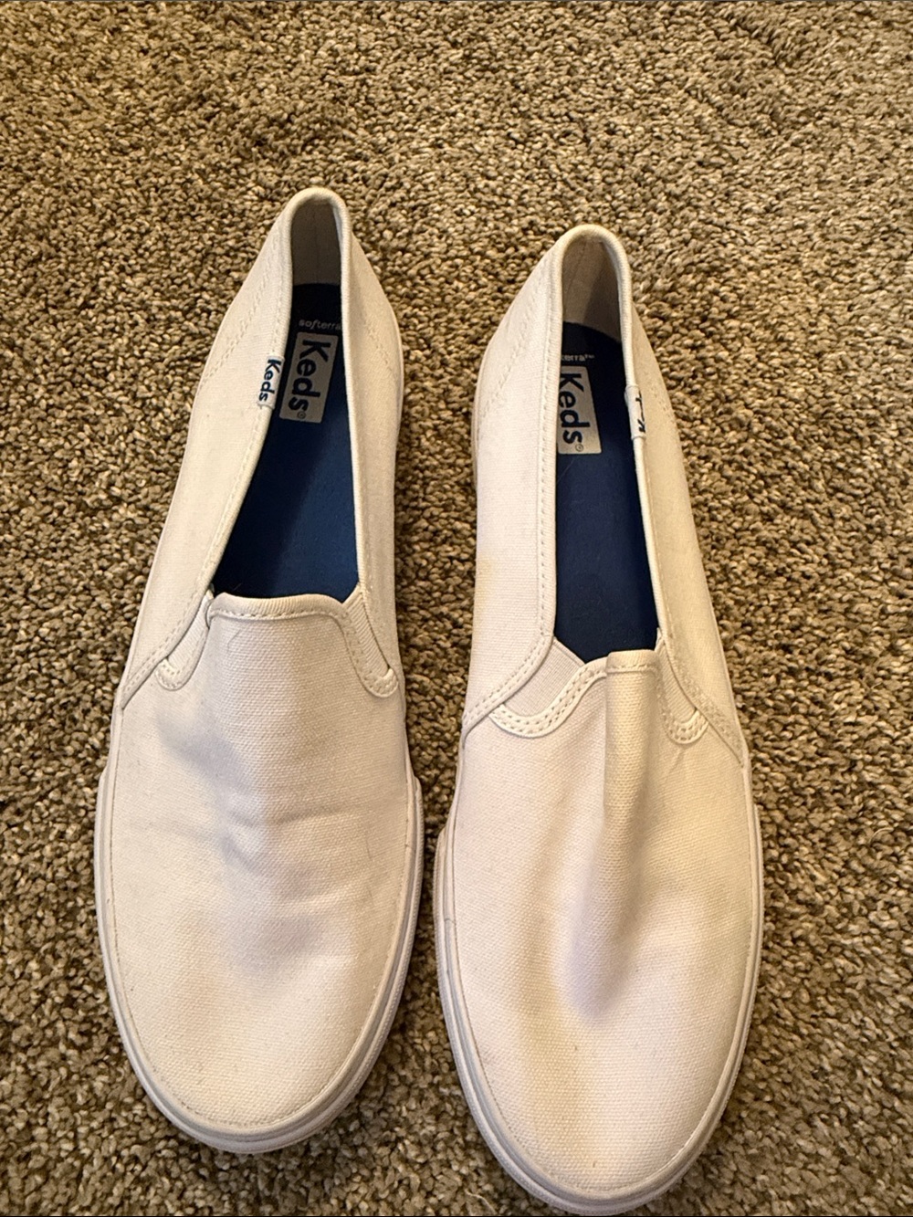 Keds Women’s Slip-On Canvas Shoes in White